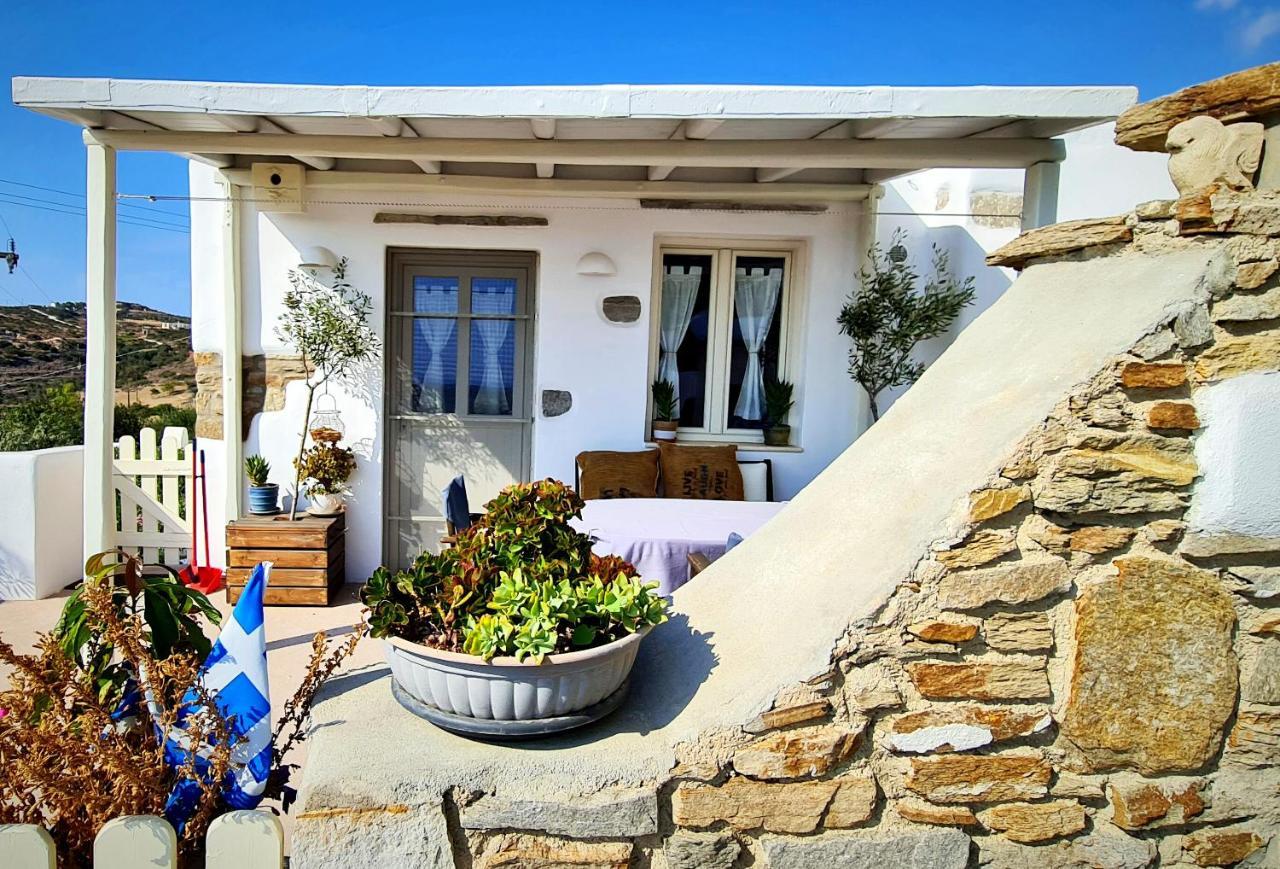 Romantic Sunset Cycladic House In Sotires Moni Christou Dasous エクステリア 写真