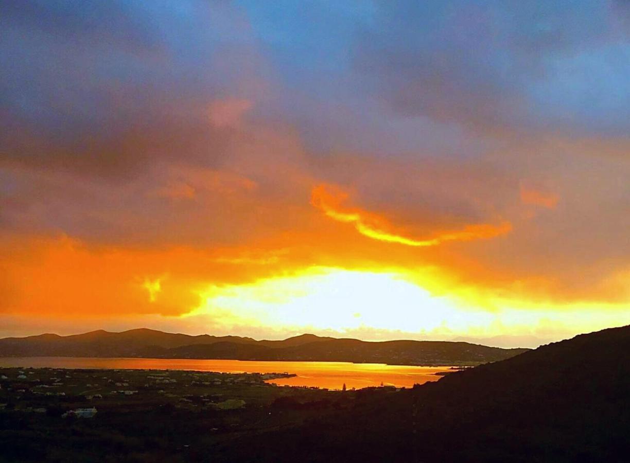 Romantic Sunset Cycladic House In Sotires Moni Christou Dasous エクステリア 写真